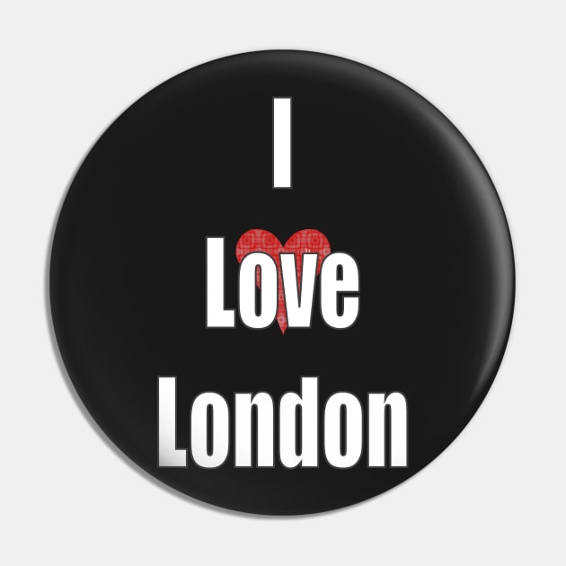 I Love London - United Kingdom Pin by PlanetMonkey