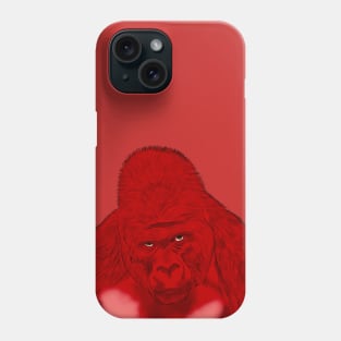 Red Gorilla Phone Case