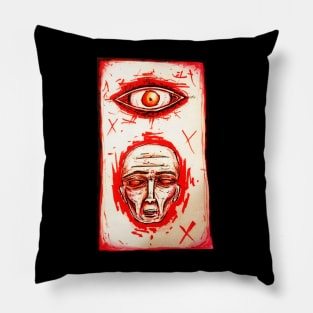 Flaming Telepath Pillow