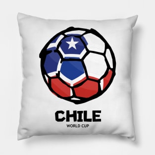 Chile Football Country Flag Pillow