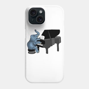 Elephant Playing Piano Phone Case