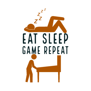 Eat sleep game repeat T-Shirt