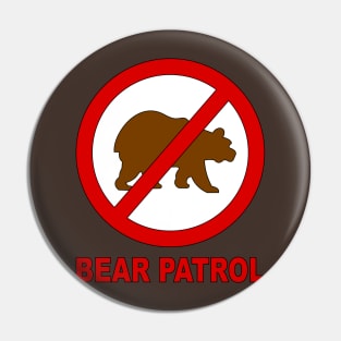 Bear Patrol Pin