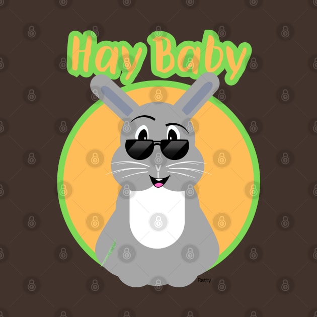 hay baby- cute bunny by Rattykins