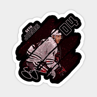 seth jones stripes Magnet