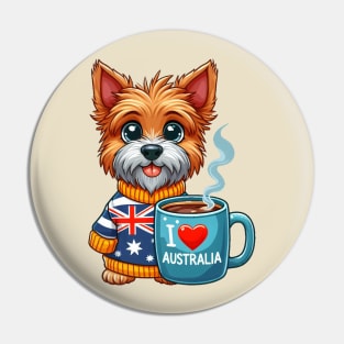 Australian Terrier Pin