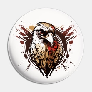 Graffiti Paint Falcon Bird Creative Pin