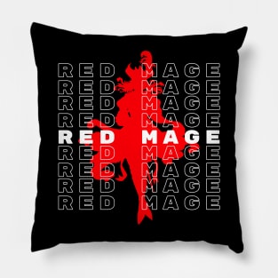 Red Mage aesthetic - For Warriors of Light & Darkness FFXIV Online Pillow