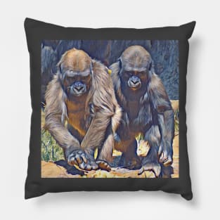 Western Lowland Gorilla Pillow