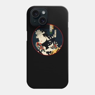 Kabuki Actor As Samurai Warrior With Tattoos #15 Phone Case