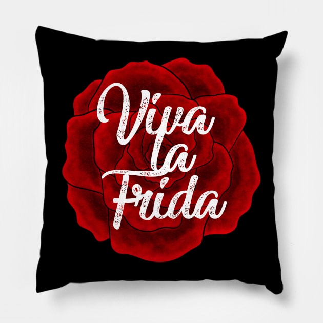 Viva la Frida Pillow by cariespositodesign