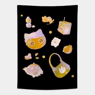 Yummy Snacks Tapestry