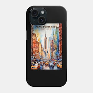 New York City Watercolor Phone Case