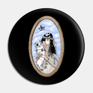 Pirat mit seinem Hund - Pirate With His Dog Pin