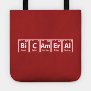 Bicameral (Bi-C-Am-Er-Al) Periodic Elements Spelling Tote