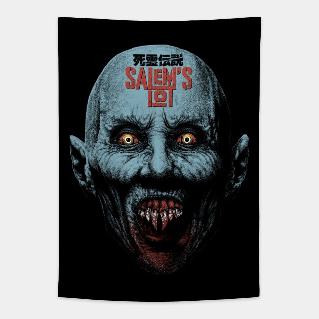 Salem's Lot, Stephen King, Horror Classic Tapestry by PeligroGraphics