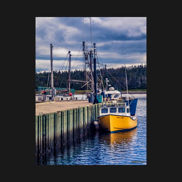 Fishing Boats at Wharf in Marie Joseph by kenmo