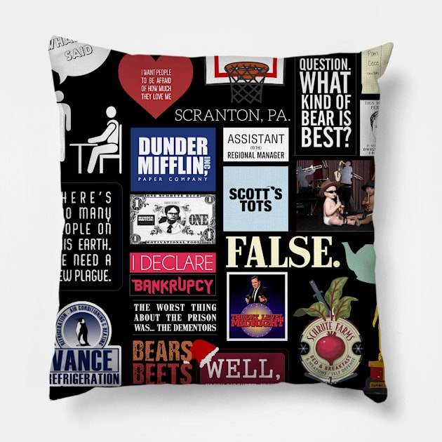 THE OFFICE ELEMENTS Pillow by fernandaffp