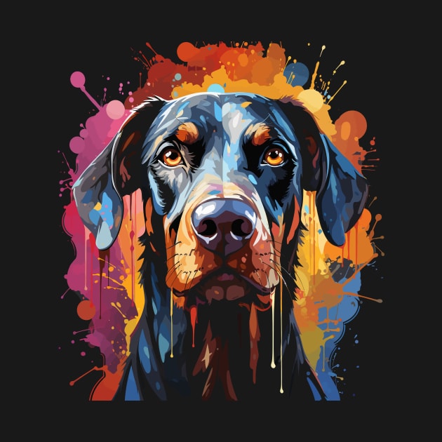 Doberman Rainbow by JH Mart