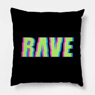 Neon Raver Pillow