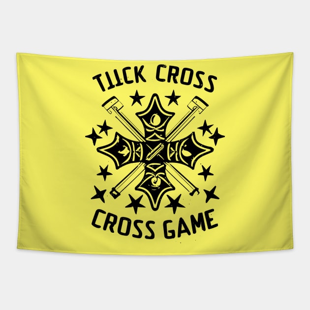 Compass and Tick Cross: Finding Order Out of Chaos Tapestry by A Floral Letter Capital letter A | Monogram, Sticker