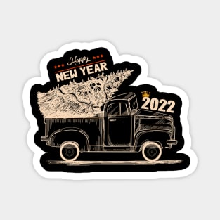 Happy New Year 2022 Magnet