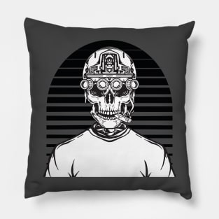 Optical Skeleton Pillow