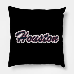 Football Fan of Houston Pillow