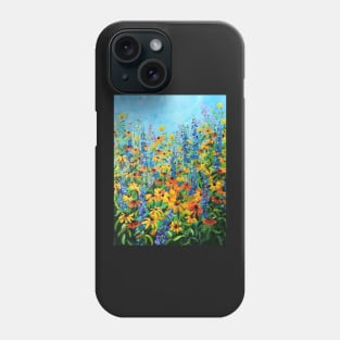 Summer Riot, colourful floral design Phone Case