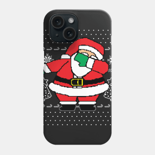 Dabbing Santa Ugly Christmas Sweater Phone Case