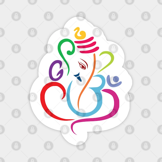 Lord Ganesha Magnet by FK-UK