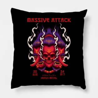 massive attack Pillow