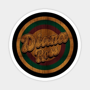 Circle Retro Diana Ross Magnet