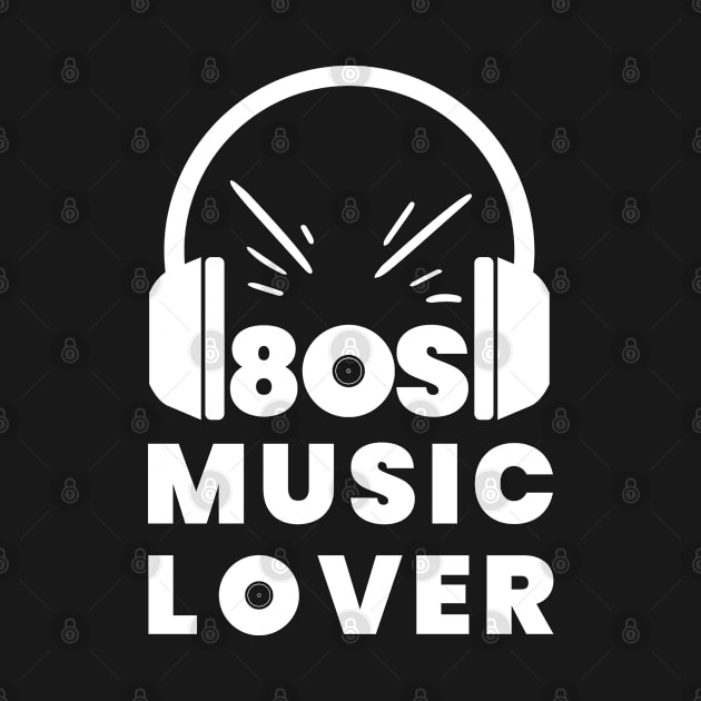 80s Music Lover with Headphones Vinyl Os by tnts