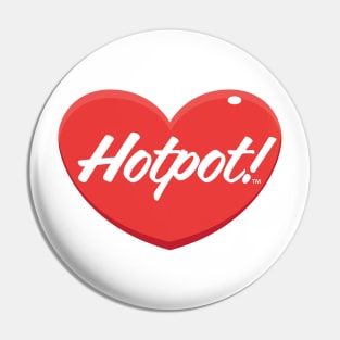 I Love Hotpot Heart Pin