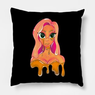 Slime Girl (warm) Pillow