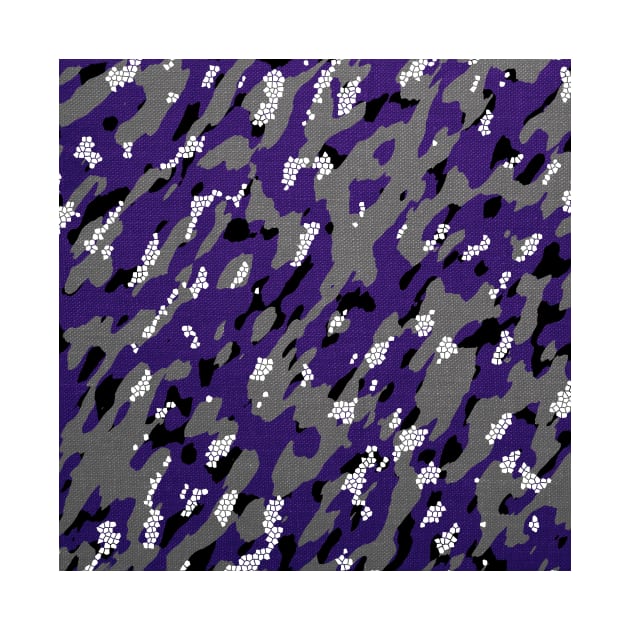 Camouflage - Purple and Grey by Tshirtstory