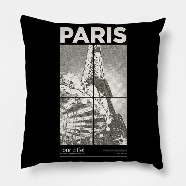 Paris Pillow by gnomeapple