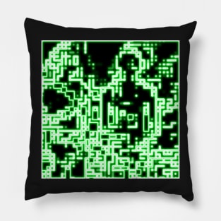 Neon abstract Pillow