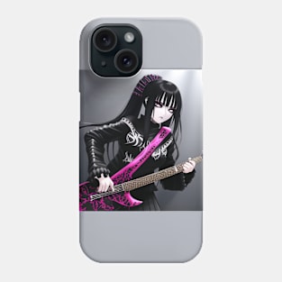 guitar girl Phone Case