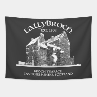 Lallybroch Outlander WHITE Tapestry