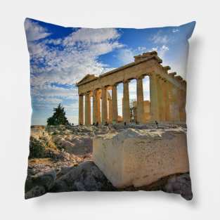 Scenic Acropolis, Greece Pillow