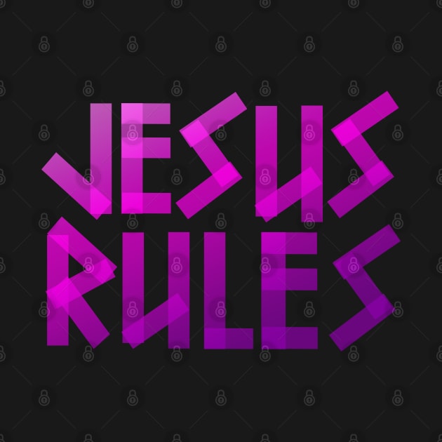 Jesus Rules - Bible - D3 Designs by D3Apparels