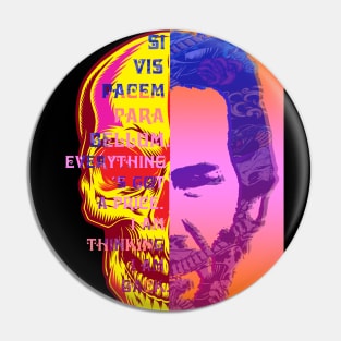 John Wick pop text art skull poster Pin