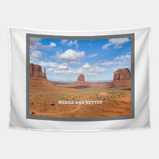 ART STICKERS MESAS AND BUTTES | SCENIC PLACES TO VISIT IN WESTERN US Tapestry