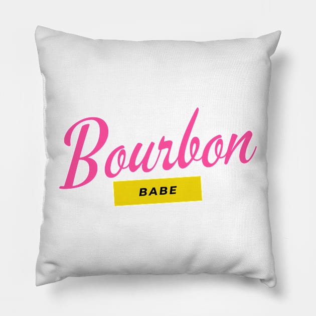 Bourbon Babe Pillow by HobbyAndArt