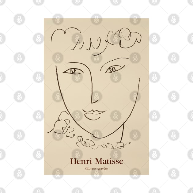 Henri Matisse - La Pompadour, Paris 1951 by notalizard