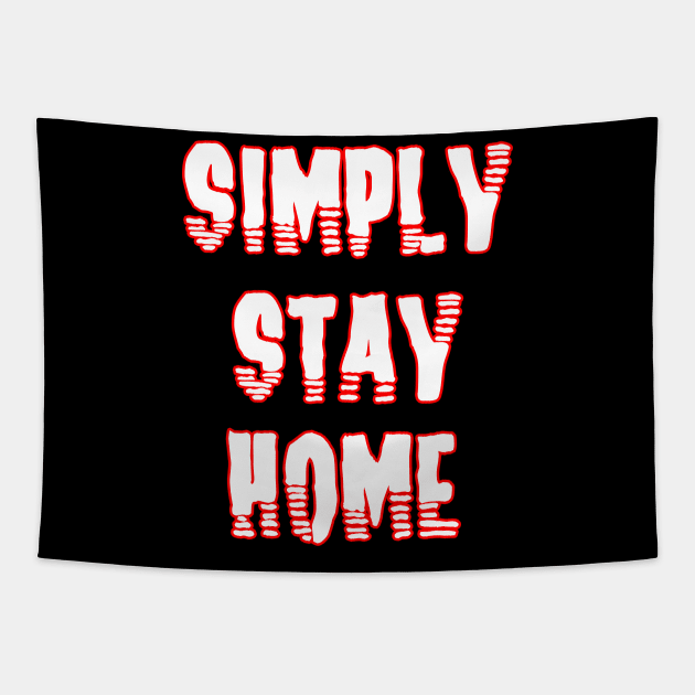 Simply stay home Tapestry by sarahnash