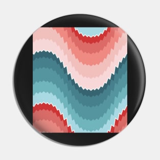 Bargello waves pattern pink and blue Pin