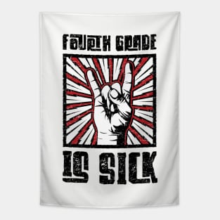 4th Grade is Sick - Red - Barn Shirt USA Tapestry